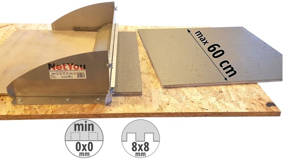 NetYou II 600 - Urządzenie do równego i szybkiego nakładania kleju na płytki ceramiczne