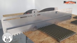 NetYou II 600 - Un appareil pour une application uniforme et rapide de la colle sur les carreaux de céramique