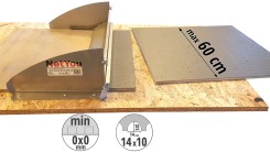 Tool for even and quick application of glue on ceramic tiles