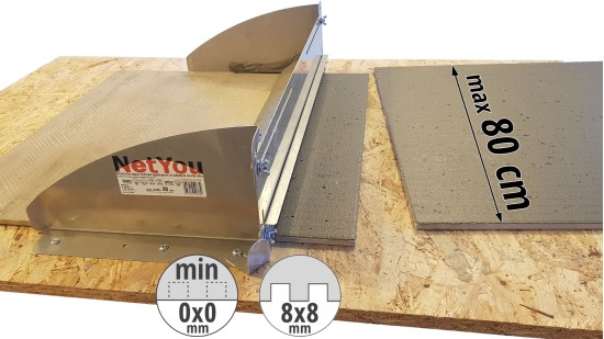 NetYou II 800: un dispositivo para una aplicación rápida y uniforme de pegamento sobre baldosas cerámicas