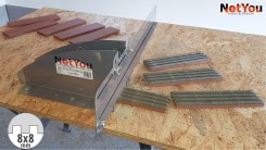 NetYou II 800 - Urządzenie do szybkiego i równego nakładania kleju na płytki ceramiczne