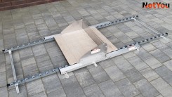 Zestaw do szybkiego i równego nakładania kleju na płytki ceramiczne maks. szerokość 60 cm