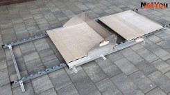 Zestaw do szybkiego i równego nakładania kleju na płytki ceramiczne maks. szerokość 60 cm