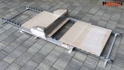 Zestaw do szybkiego i równego nakładania kleju na płytki ceramiczne maks. szerokość 60 cm