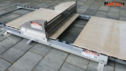 Zestaw do szybkiego i równego nakładania kleju na płytki ceramiczne maks. szerokość 60 cm