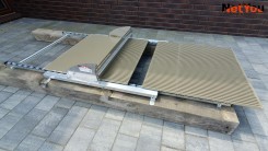 Zestaw do szybkiego i równego nakładania kleju na płytki ceramiczne maks. szerokość 60 cm