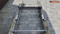 Kit pour une application rapide et uniforme de colle sur carreaux de céramique, largeur maximale 80 cm