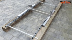 Set per l'applicazione rapida e uniforme della colla su piastrelle ceramiche, larghezza massima 80 cm