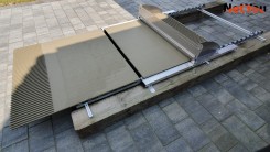 Kit pour une application rapide et uniforme de colle sur carreaux de céramique, largeur maximale 80 cm