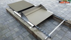 Set zum schnellen und gleichmäßigen Auftragen von Kleber auf Keramikfliesen, max. Breite 80 cm