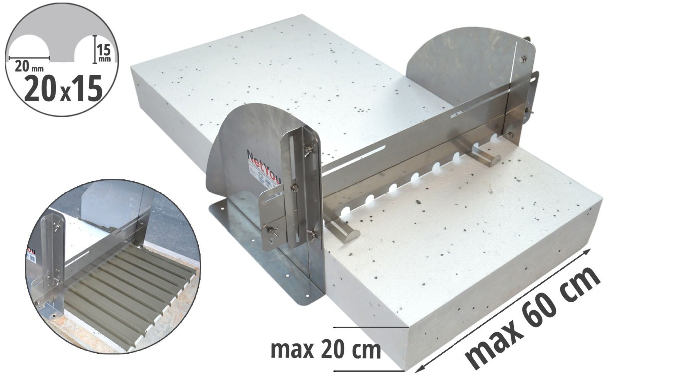 NetYou VI - um dispositivo para aplicação rápida e uniforme de cola em isopor