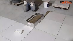 NetYou III: un dispositivo para una aplicación rápida y uniforme de pegamento en el suelo