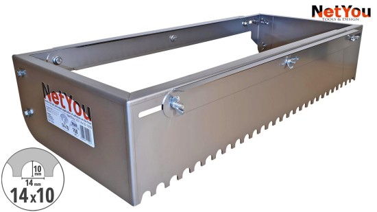 NetYou VII: un dispositivo para una aplicación rápida y uniforme de pegamento en el suelo