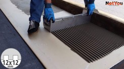 NetYou IV - Llana dentada ajustable para una aplicación rápida y uniforme del pegamento en el suelo