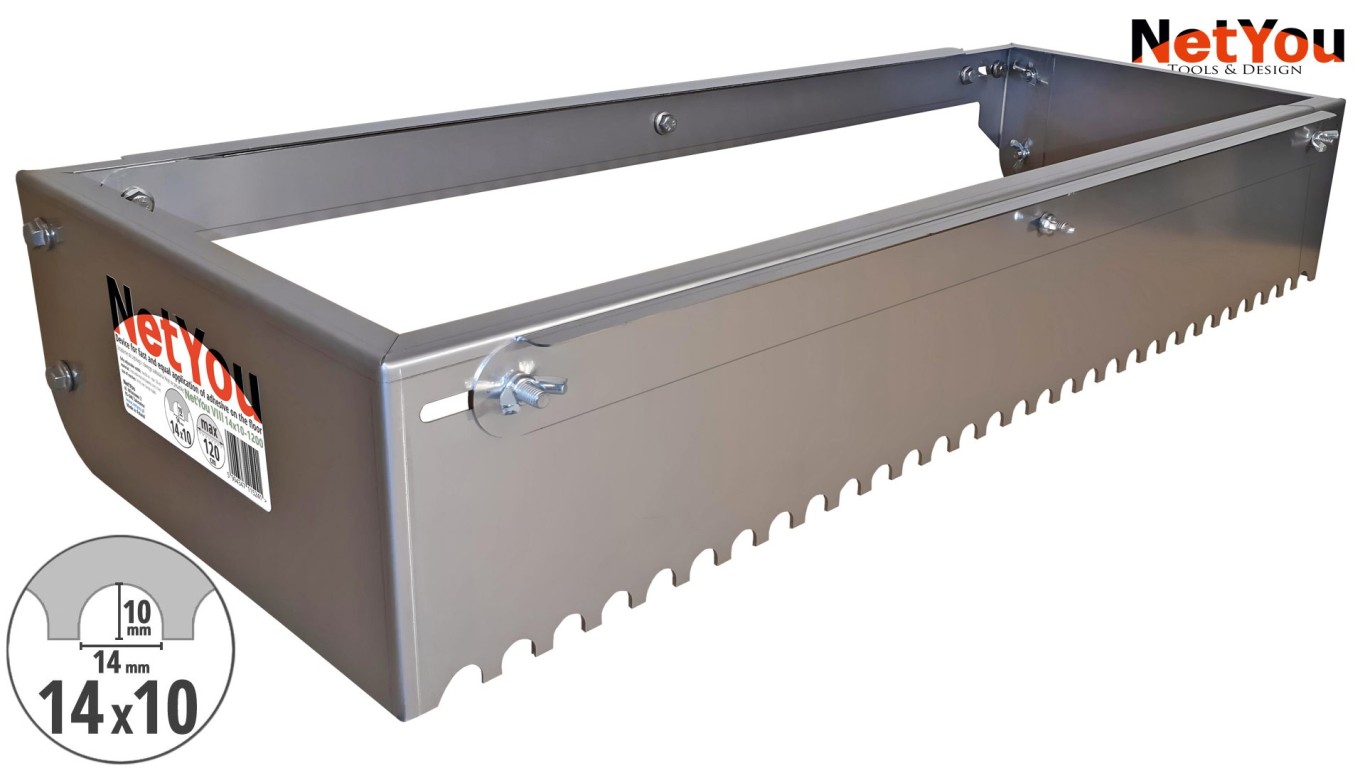 NetYou VIII - un dispositivo per l'applicazione rapida e uniforme della colla sul pavimento