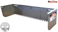 NetYou V - llana dentada ajustable para una aplicación uniforme y rápida del pegamento al suelo, ancho máximo 80 cm