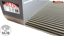 NetYou V - llana dentada ajustable para una aplicación uniforme y rápida del pegamento al suelo, ancho máximo 80 cm