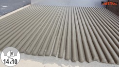 NetYou V - Adjustable notched trowel for even and quick application of glue on the floor, max width 80 cm