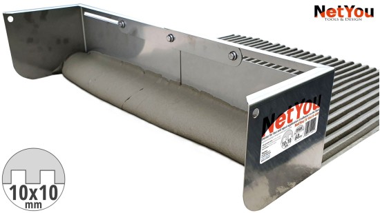 NetYou IV – Verstellbare Zahnkelle für schnelles und gleichmäßiges Auftragen von Kleber auf den Boden