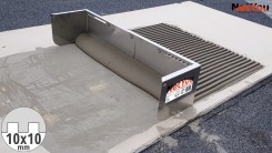 NetYou IV - регульований зубчастий шпатель для швидкого та рівномірного нанесення клею на підлогу