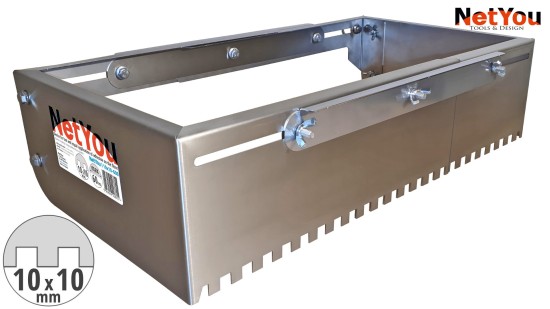 NetYou I - Device for fast and equal application of adhesive on the floor