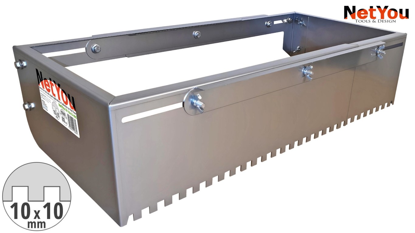 NetYou III - urządzenie do szybkiego i równego nakładania kleju na posadzkę