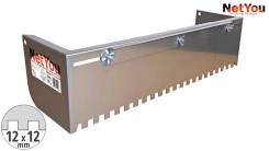 NetYou V - truelle crantée réglable pour une application uniforme et rapide de la colle sur le sol, largeur maximale 80 cm