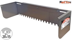 NetYou V - llana dentada ajustable para una aplicación uniforme y rápida del pegamento al suelo, ancho máximo 80 cm