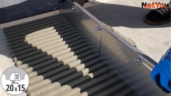 NetYou V - Adjustable notched trowel for even and quick application of glue on the floor, max width 80 cm