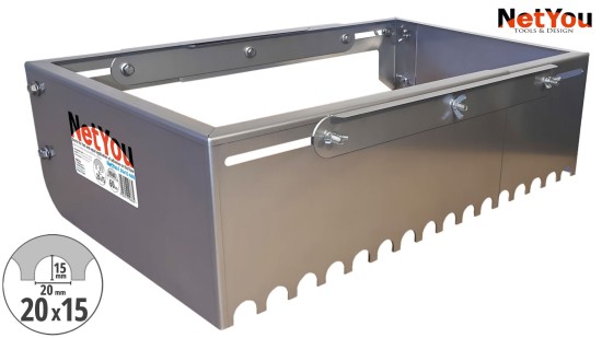 NetYou I - Device for fast and equal application of adhesive on the floor