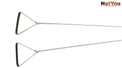 Aste di trazione (set da 2 pezzi, 100 cm ciascuna) per dispositivi per l'applicazione rapida e uniforme dell'adesivo per piastre