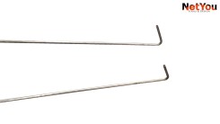 Aste di trazione (set da 2 pezzi, 100 cm ciascuna) per dispositivi per l'applicazione rapida e uniforme dell'adesivo per piastre