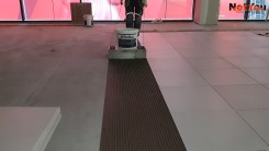 Puxadores (conjunto de 2 peças, 100 cm cada) para dispositivos de aplicação rápida e uniforme de cola para azulejos no chão