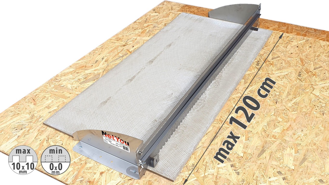 NetYou II 1200 - un dispositivo para una aplicación rápida y uniforme de pegamento sobre baldosas cerámicas