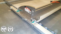 Set per l'applicazione rapida e uniforme della colla su piastrelle ceramiche, larghezza massima 120 cm