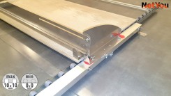 Set zum schnellen und gleichmäßigen Auftragen von Kleber auf Keramikfliesen, max. Breite 120 cm