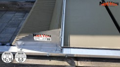 Kit pour une application rapide et uniforme de colle sur carreaux de céramique, largeur maximale 120 cm