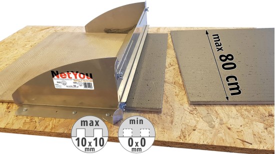 NetYou II 800 - Urządzenie do szybkiego i równego nakładania kleju na płytki ceramiczne