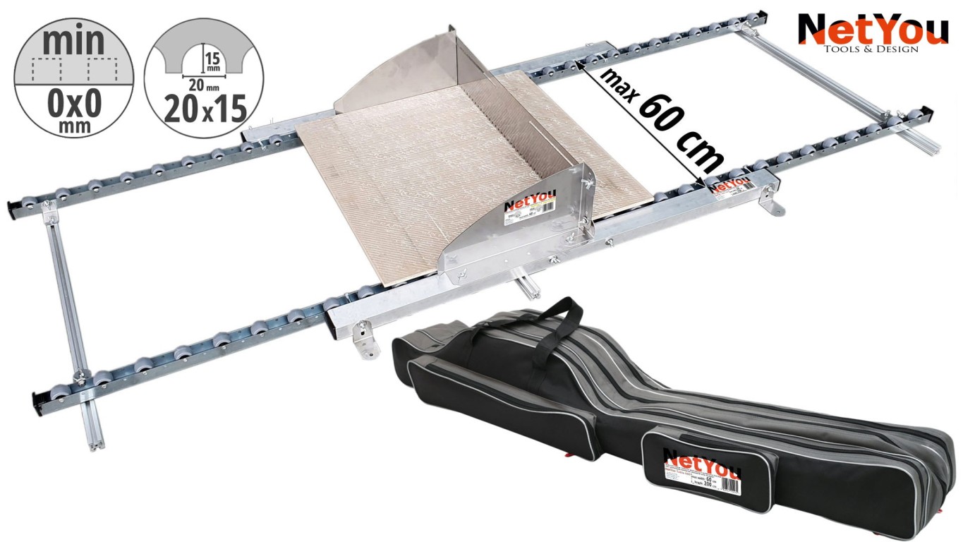 Set zum schnellen und gleichmäßigen Auftragen von Kleber auf Keramikfliesen, max. Breite 60 cm