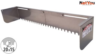 NetYou V 20x15-800 - Frattone dentato regolabile (max. 80 cm) da piastrellista per un'applicazione uniforme e rapida della colla a pavimento