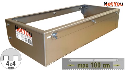 New dimension NetYou VII 4x4-1000 - for bonding compensating mats under tiles or wooden parquet, panels or boards