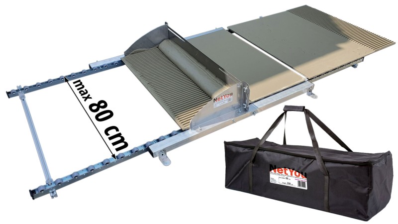 Set para una aplicación rápida y uniforme del adhesivo sobre baldosas cerámicas.